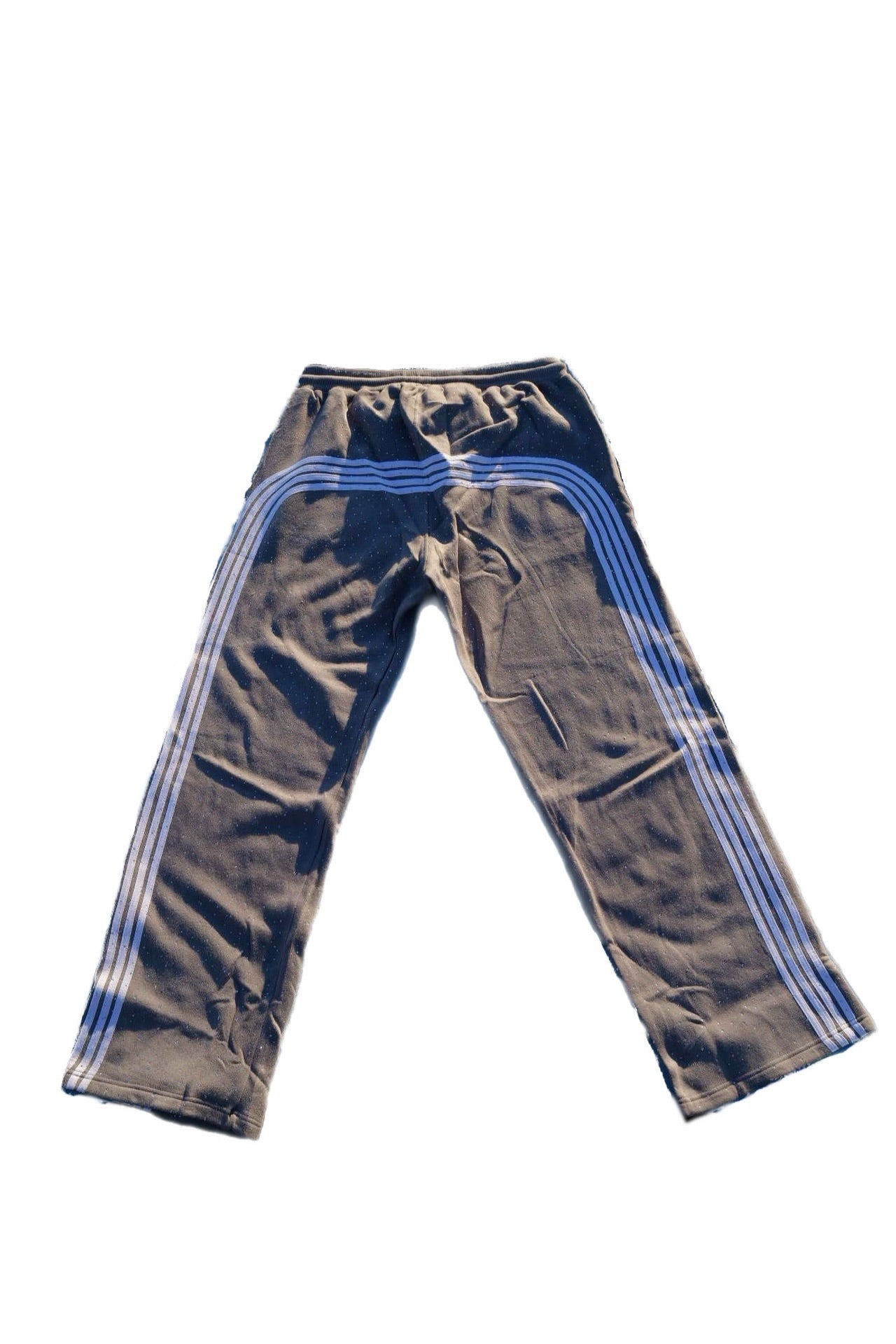 Acid wash baggy stacks with strips