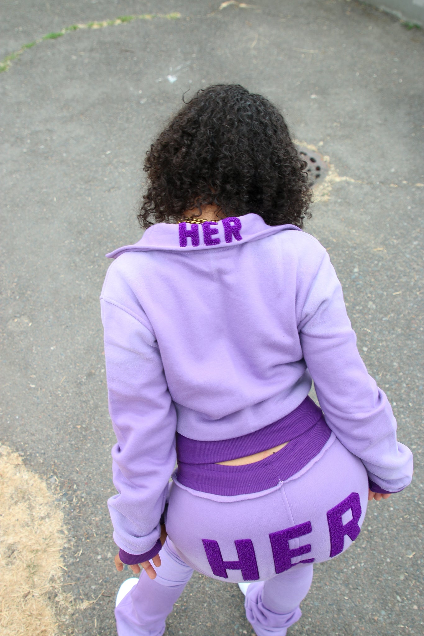 H.E.R. CROP TOP STACK SWEATSUITS