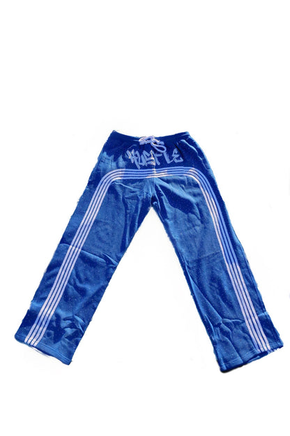 Acid wash baggy stacks with strips