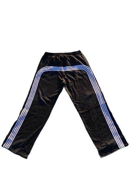 Acid wash baggy stacks with strips