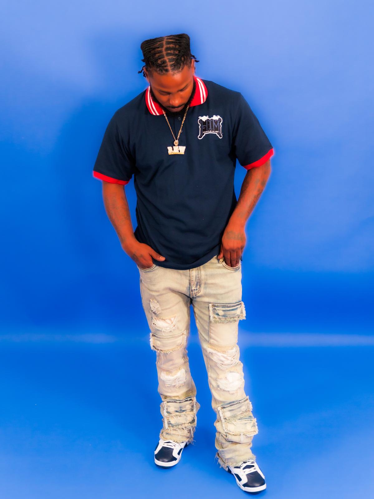 H.I.M BLUE POLO (Hustle In Me)